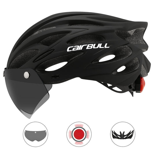 Cairbull Allroad 2020 Road Mountain Bike Riding Helmet With Lens And Brim Tail Light