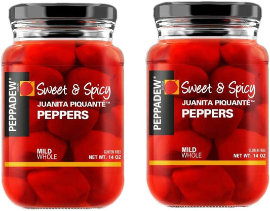 Peppadew Piquant Mild - Sweet & Spicy Peppers 400g - Pack 2