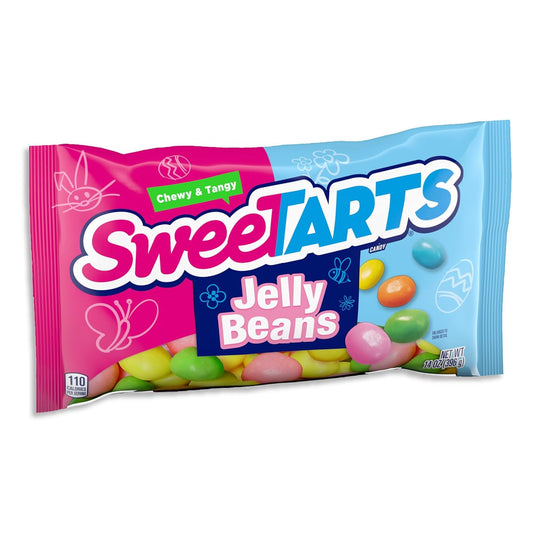 SweeTarts Jelly Beans, Chewy and Tangy Easter Basket Stuffers, 14 oz